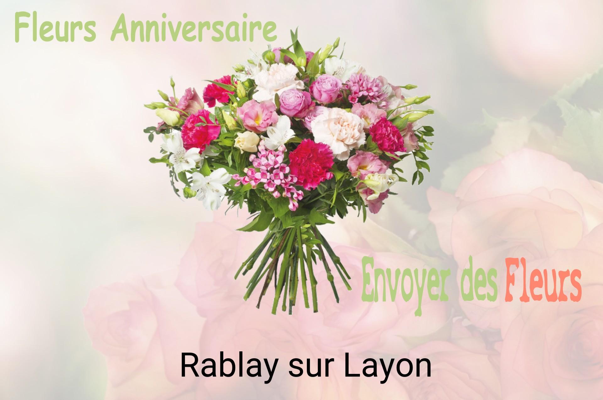 Bouquet de fleurs d’anniversaire livré à Rablay-sur-Layon