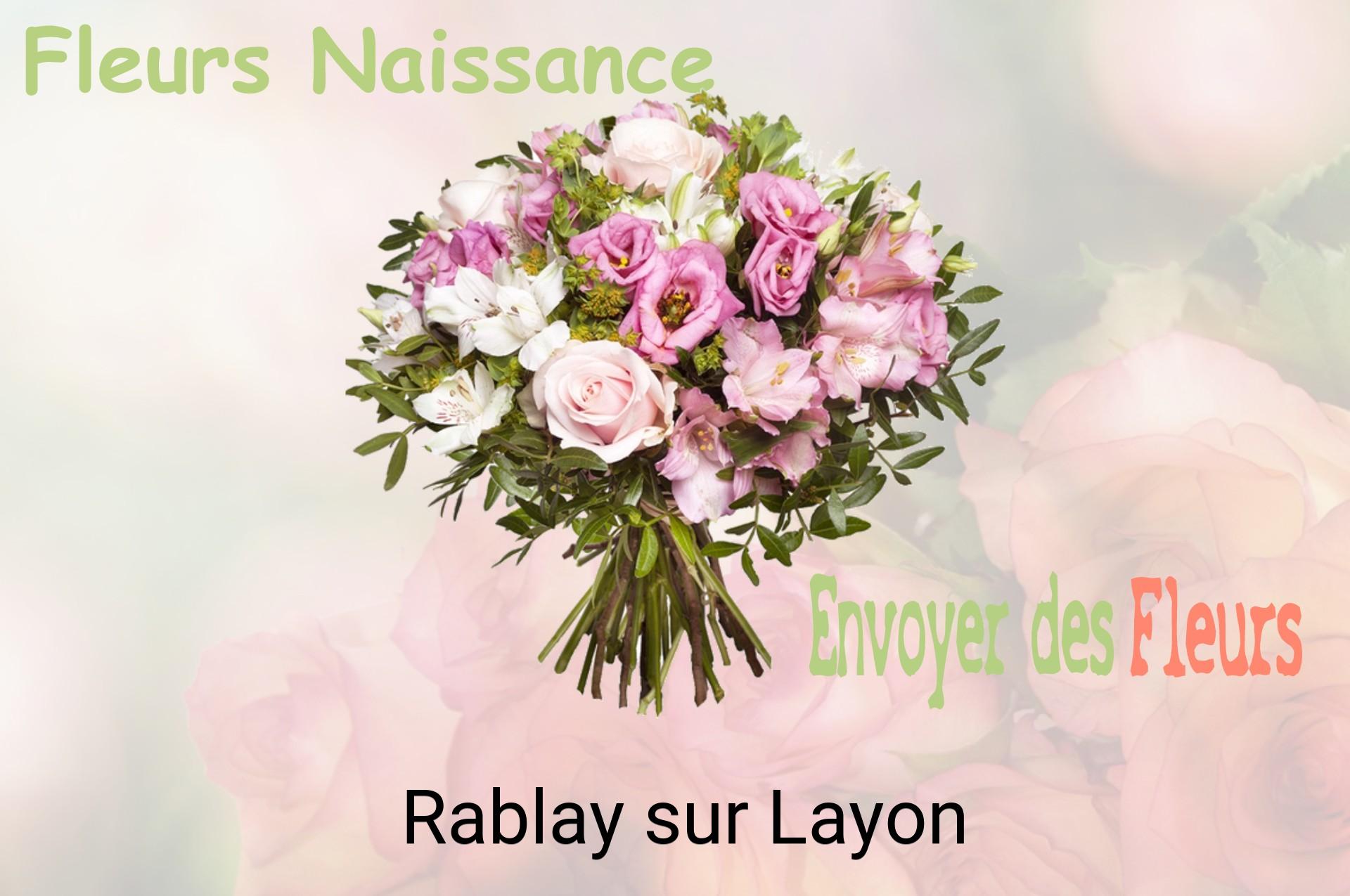 Bouquet de fleurs de naissance livré à Rablay-sur-Layon